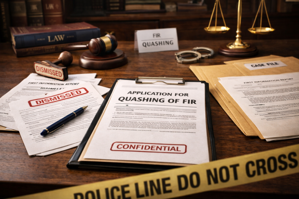 Quashing of FIR in India: Legal Grounds, Procedure, and Court Powers