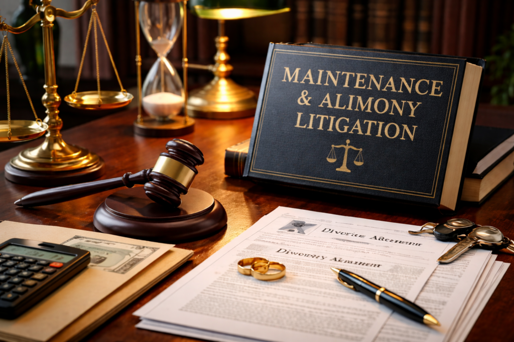 Maintenance & Alimony Litigation: Step-by-Step Legal Insights