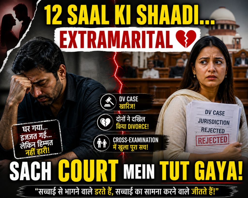 12 साल की शादी, Extramarital का ज़ख्म और 5 साल की चुप्पी… Cross-Examination में टूटी सच्चाई, सब कुछ पलट गया 💔