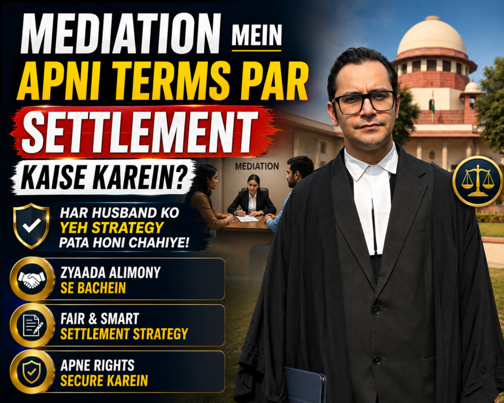 Mediation Mein Apni Terms Par Settlement Kaise Karein? Har Husband Ko Yeh Strategy Pata Honi Chahiye!