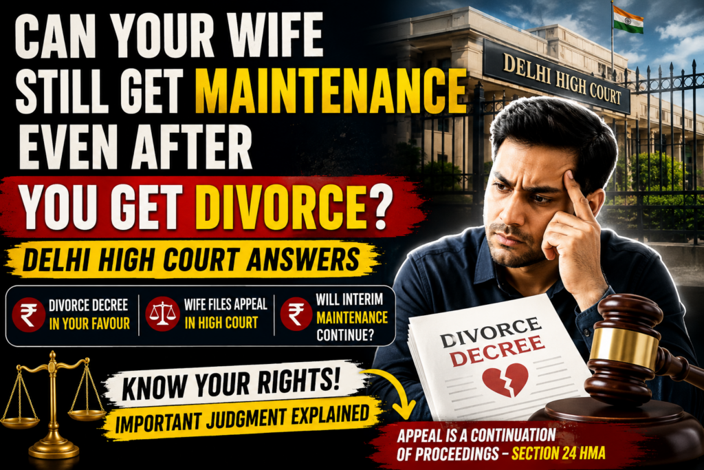 Can Your Wife Still Get Maintenance Even After You Get a Divorce? Delhi High Court Answers 14.07.2026
